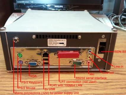 Homeserver Rear